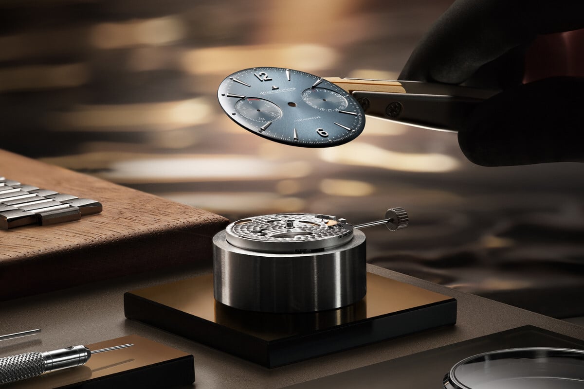 Aplica&ccedil;&atilde;o do mostrador do Master Control Chronometer