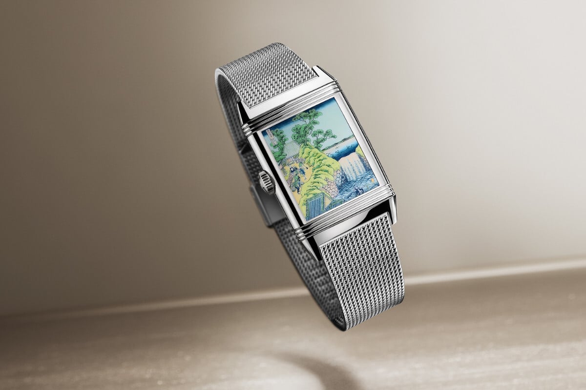 Jaeger-LeCoultre Reverso Tribute Enamel Hokusai Waterfalls Series 