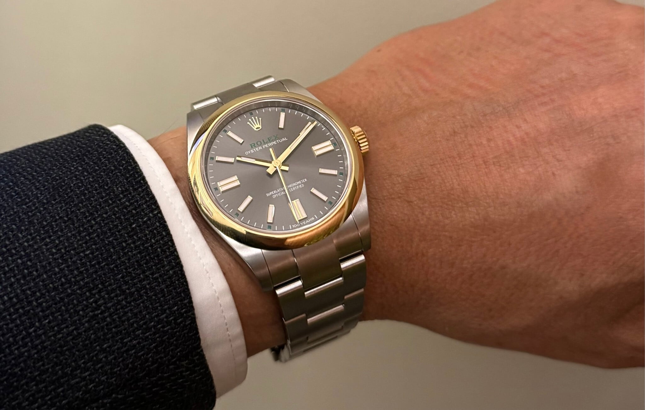 O Oyster Perpetual 100 Years foi o relógio mais destacado pela Rolex no Watches and Wonders