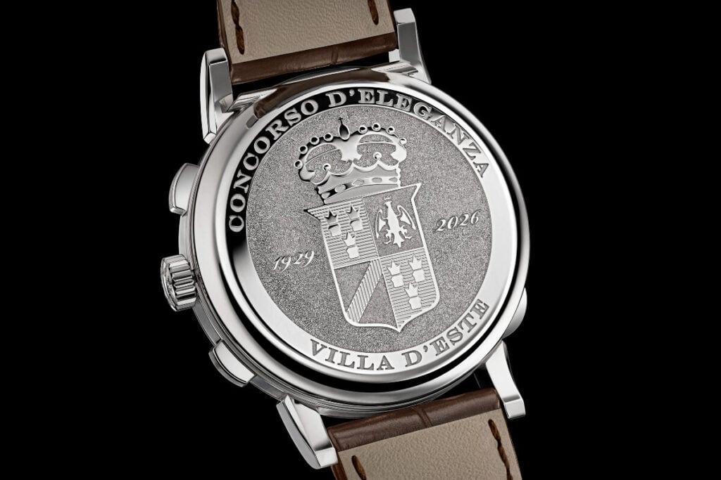 fundo do rel&oacute;gio para o vencedor do Concorso d'Eleganza Villa d'Este Lange & Sohne 8 1815 Chronograph | Foto: A. Lange & Sohne