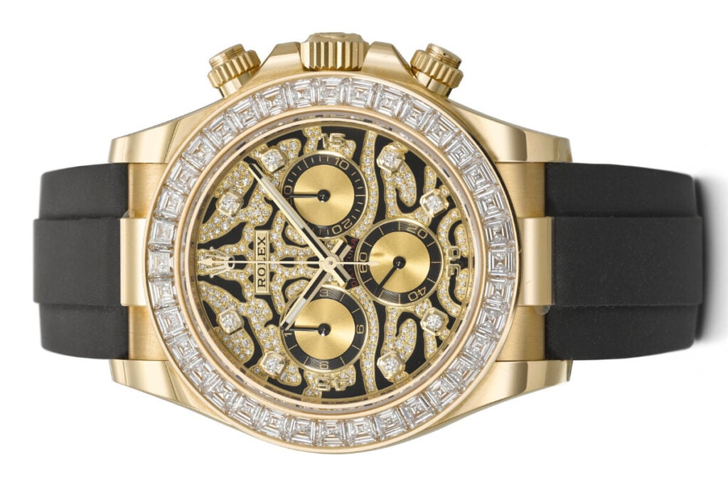relógio do pulso de lado Rolex Daytona | Foto: Christie's