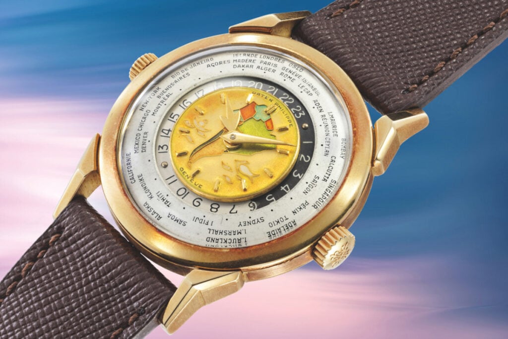 Relógio de pulso Patek Philippe Ref. 2523 Worldtimer | Foto: Phillips