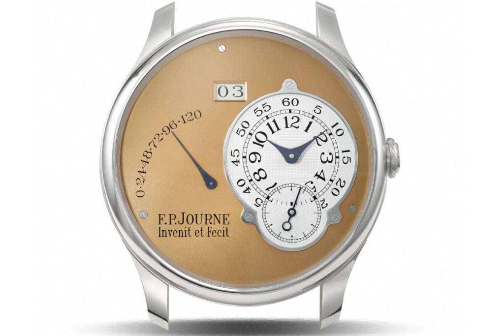 Relógio de parede wall clock F.P. Journe Octa Reserve do leilão da Christie's