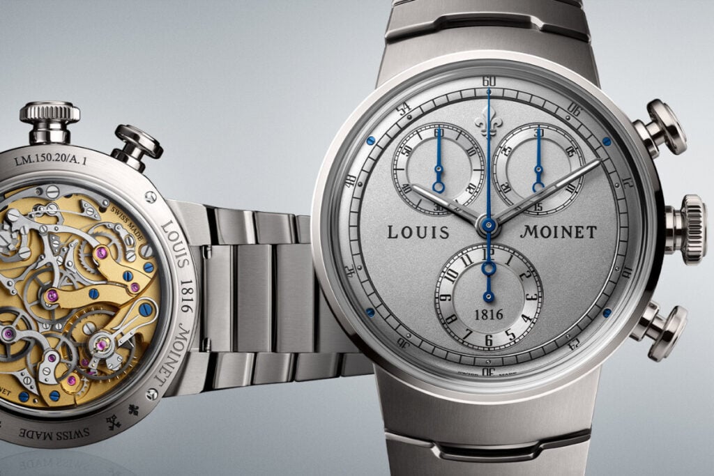 Diretamente nspirado no Compeur de Tierces: o 1816 Chronograph | Foto: Ateliers Louis Moinet
