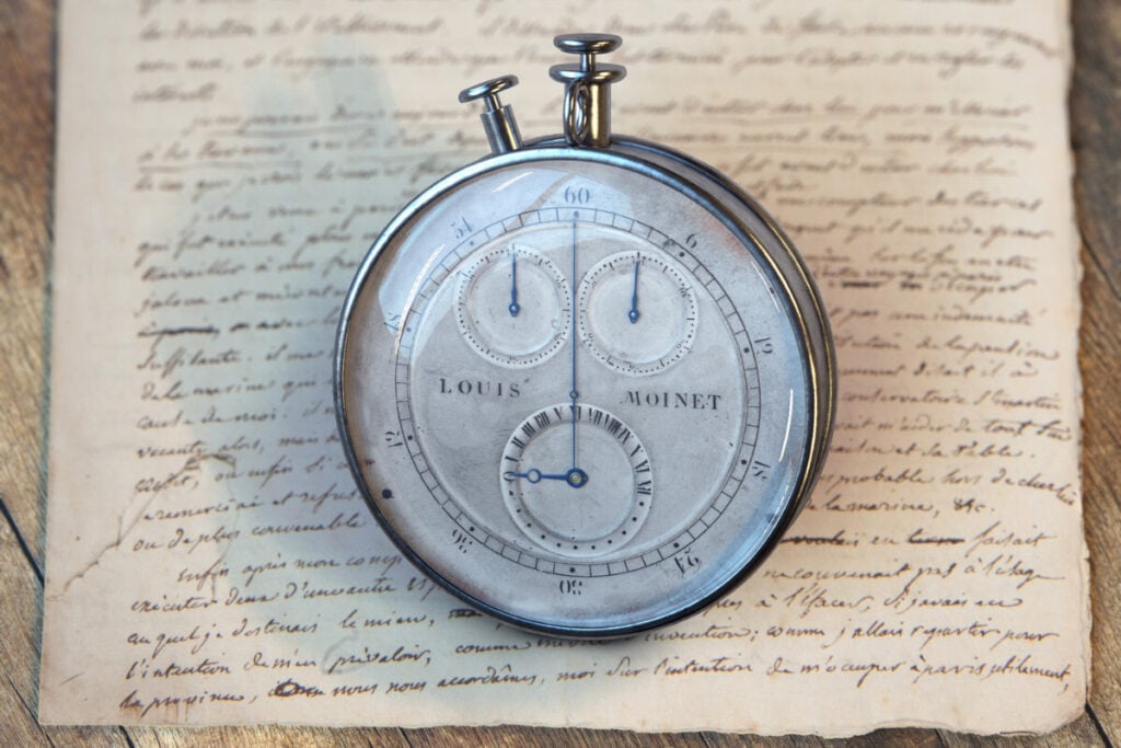 Primeiro cron&oacute;grafo mec&acirc;nico: o Compeur de Tierces de 1816 | Foto: Ateliers Louis Moinet