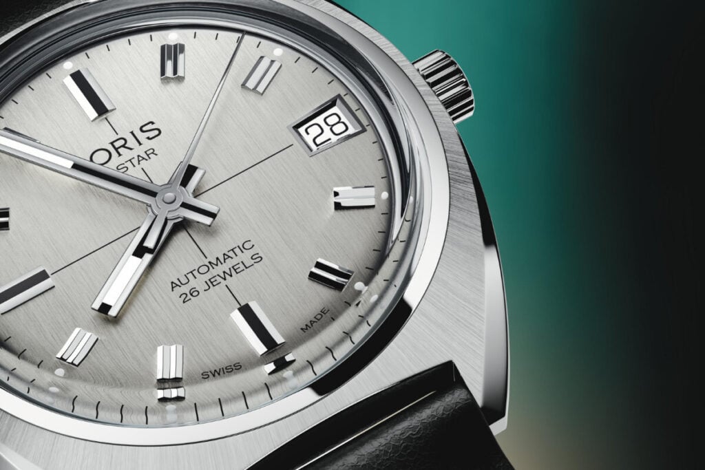 detalhe de mostrador do Oris Star Edition Watches and Wonders 2026