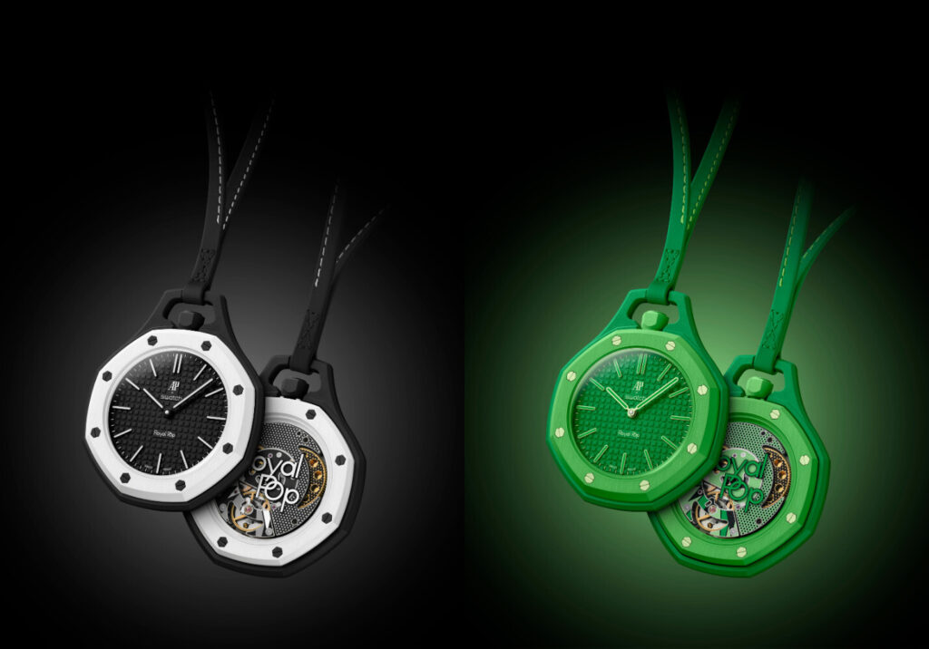 Swatch x Audemars Piguet Royal Pop em verde e em preto