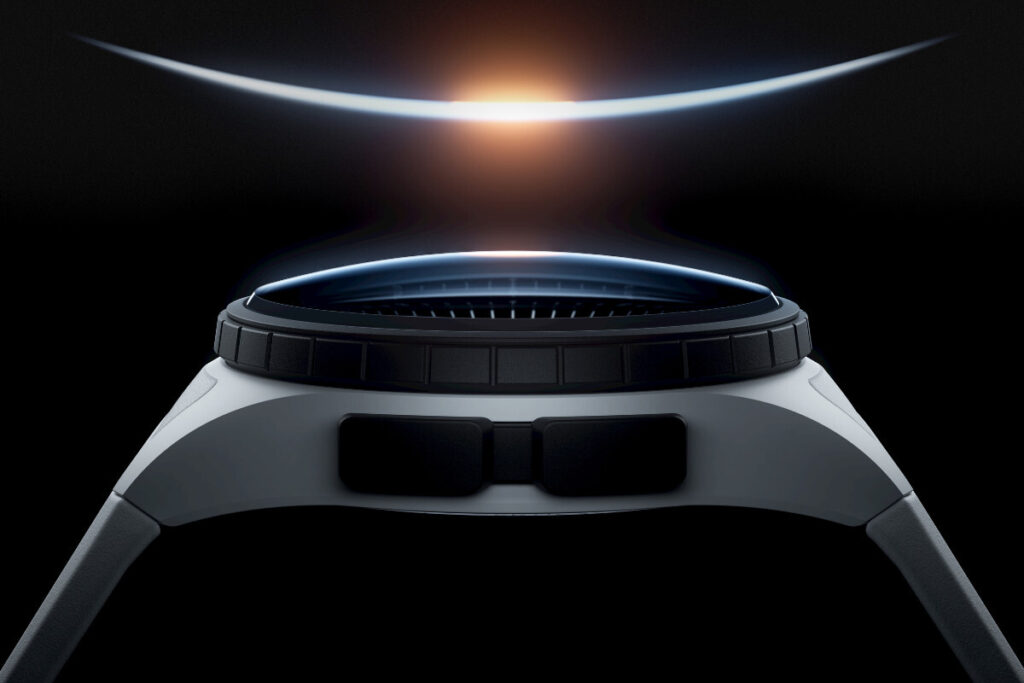 fundo espacial e o IWC Pilot's Venturer Vertical Drive