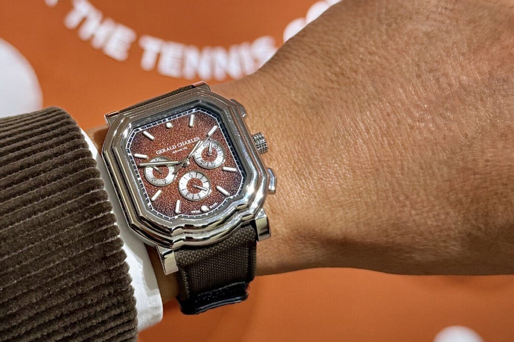 no pulso um cronógrafo do Watches-and-Wonders Gerald Charles Maestro GC Chronograph | Foto: Miguel Seabra/Espiral do Tempo