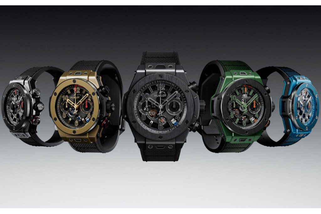 cinco cronógrafos do Watches-and-Wonders Hublot Big Bang Reloaded | Foto: Hublot