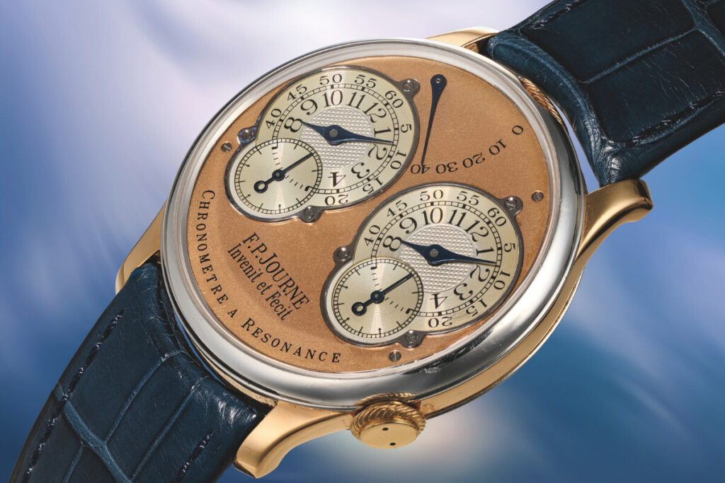 relógio deitado F.P. Journe de François-Paul Journe