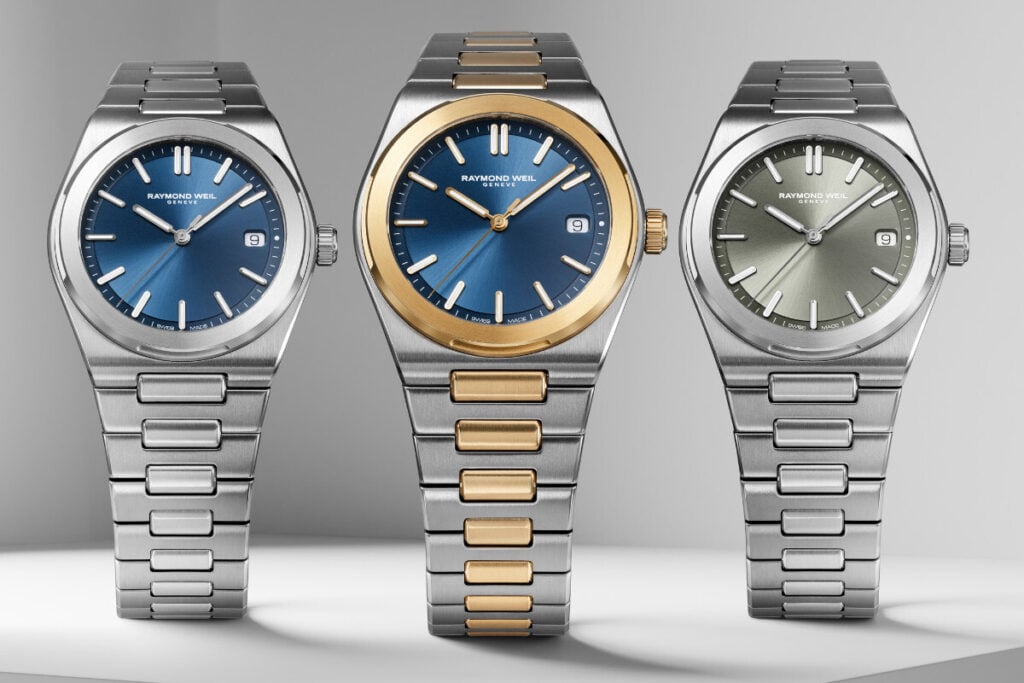 relógios com bracelete Raymond Weil A.R.T. Date | Foto: Raymond Weil