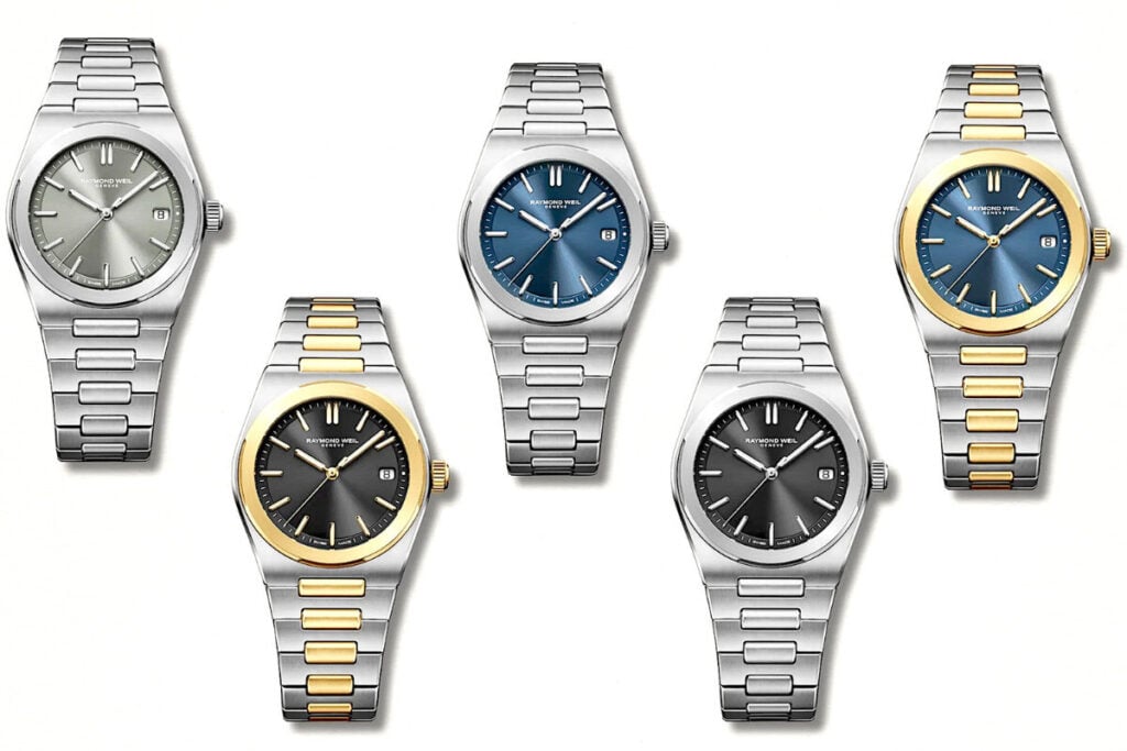 relógios com bracelete Raymond Weil A.R.T. Date | Foto: Raymond Weil