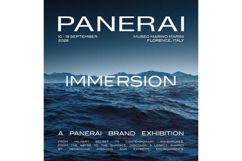 Cartaz da exposi&ccedil;&atilde;o Immersion da Panerai