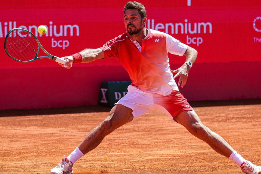 tenista Stan Wawrinka com relógio no pulso Norqain Wild One Skeleton X-Lite | Foto: Millennium Estoril Open