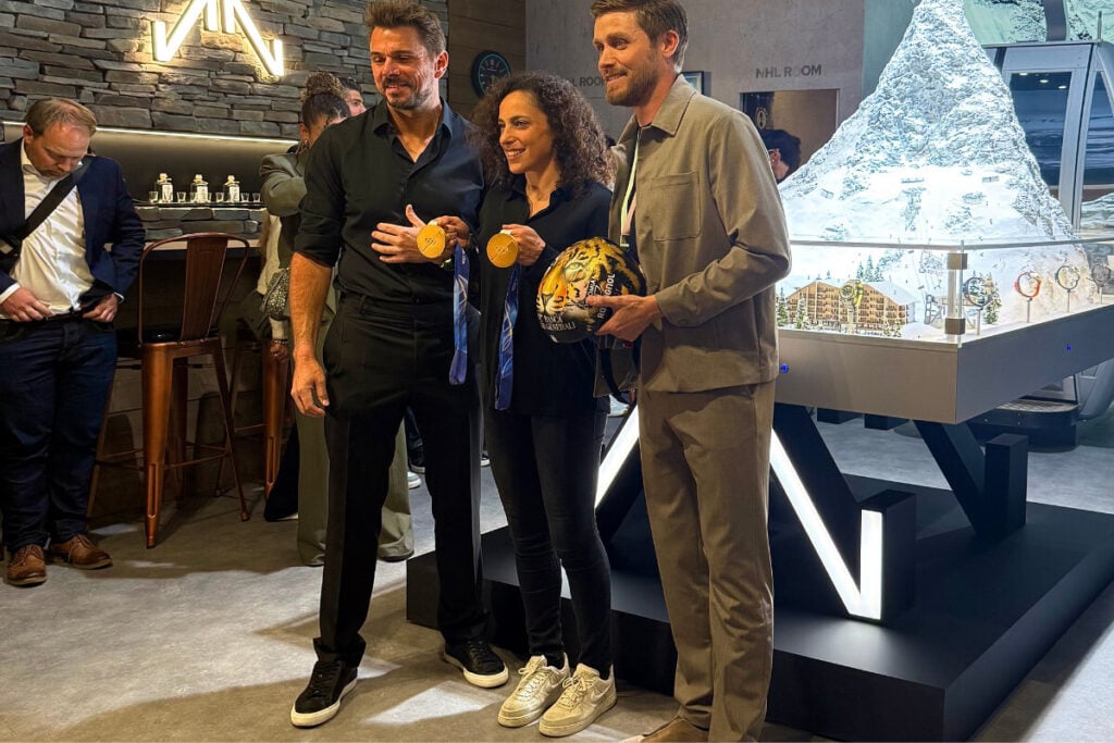 tenista Stan Wawrinka com relógio no pulso Norqain Wild One Skeleton X-Lite | Foto: Millennium Estoril Open