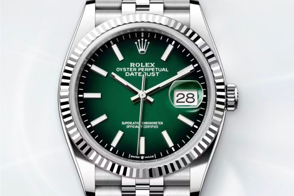 relógio Rolex Datejust Green Ombré | Foto: Rolex
