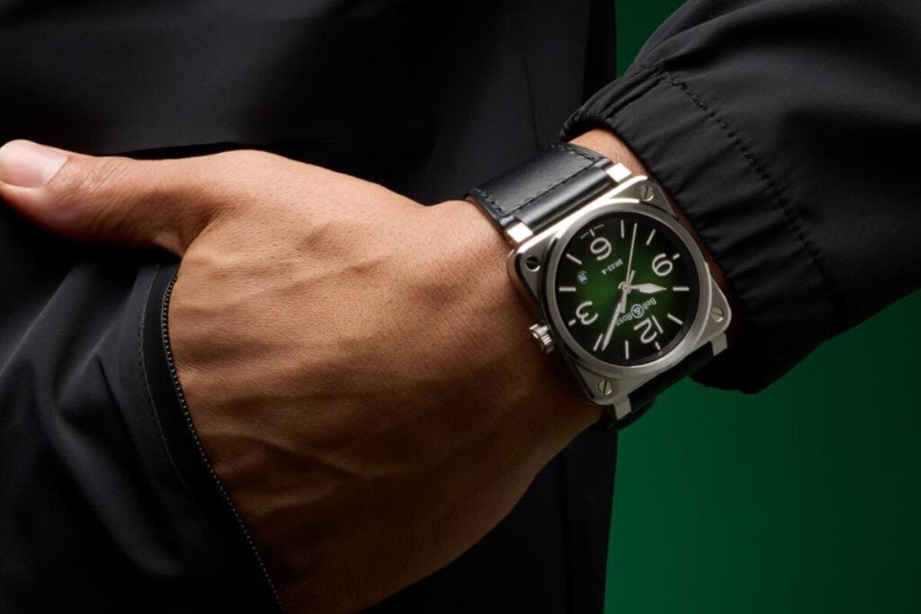 rel&oacute;gio Bell & Ross BR-03 Green Steel | Foto: Bell & Ross