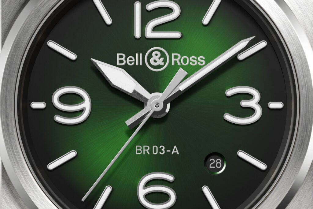 rel&oacute;gio Bell & Ross BR-03 Green Steel | Foto: Bell & Ross