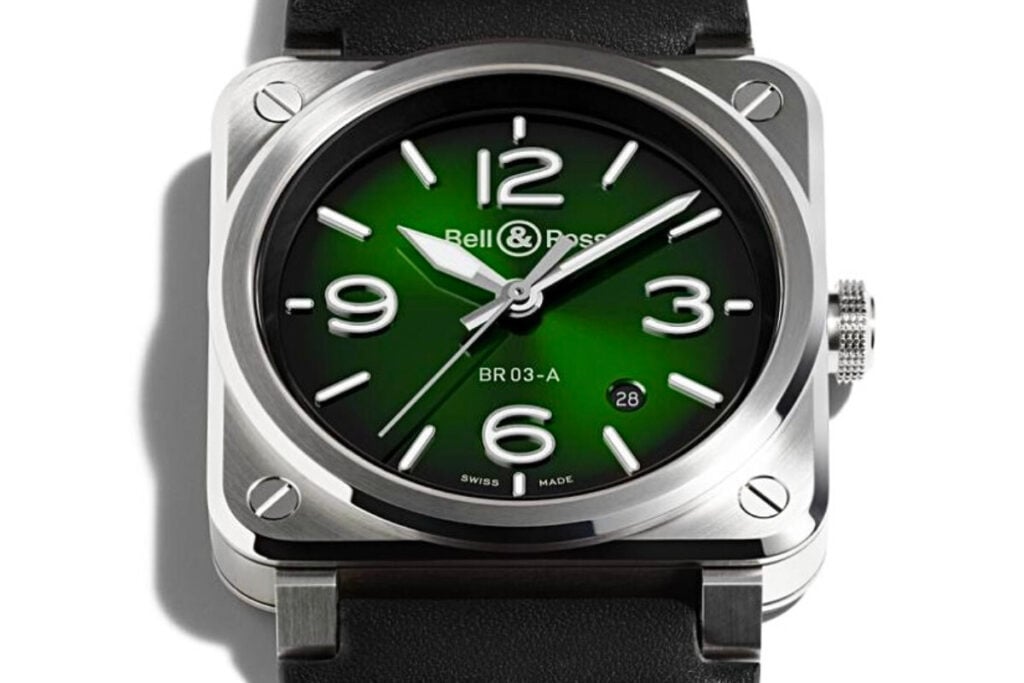 rel&oacute;gio Bell & Ross BR-03 Green Steel | Foto: Bell & Ross
